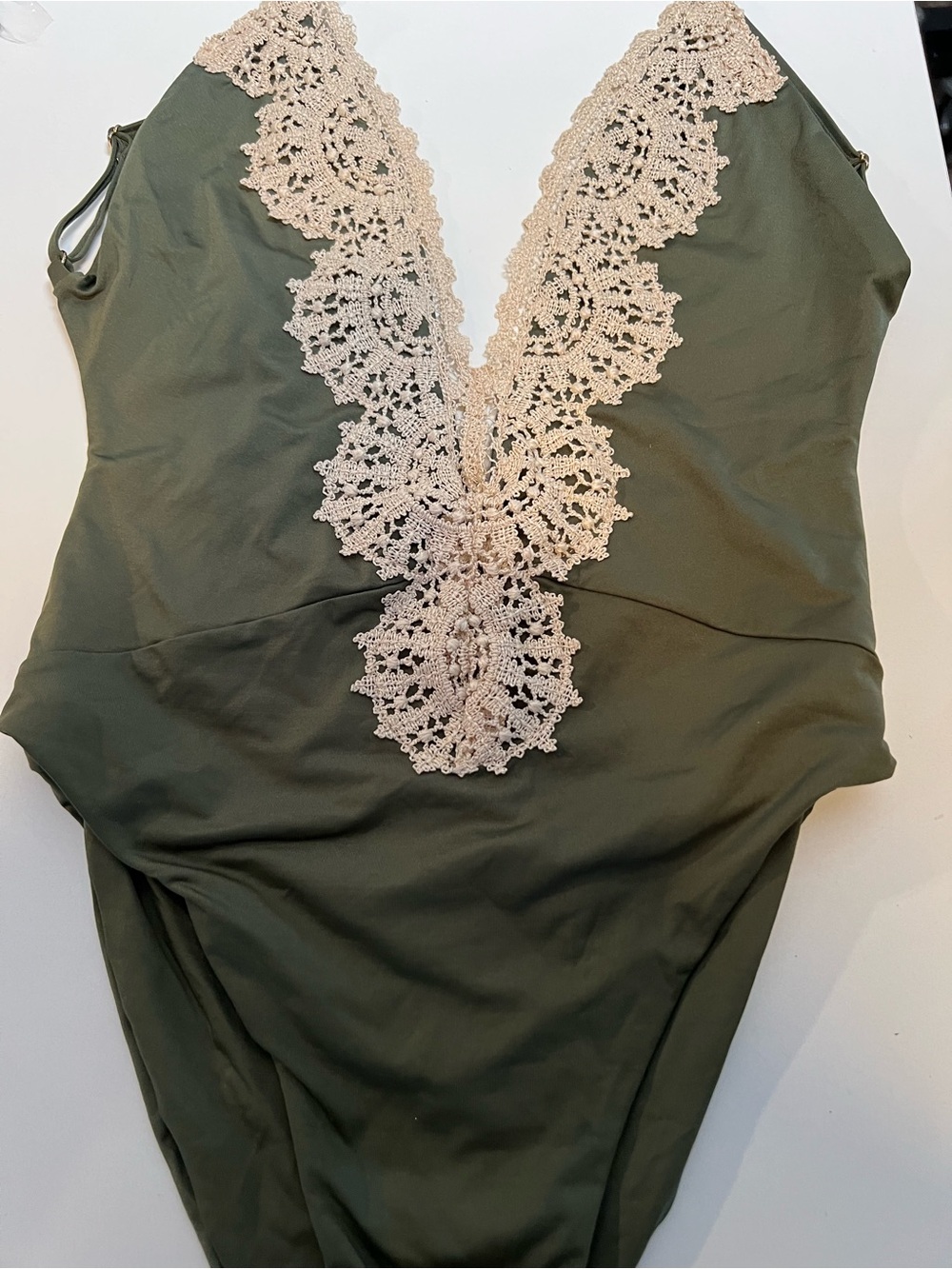 Blue Life Olive Green Top with Blue Logo - Picture 8 of 12